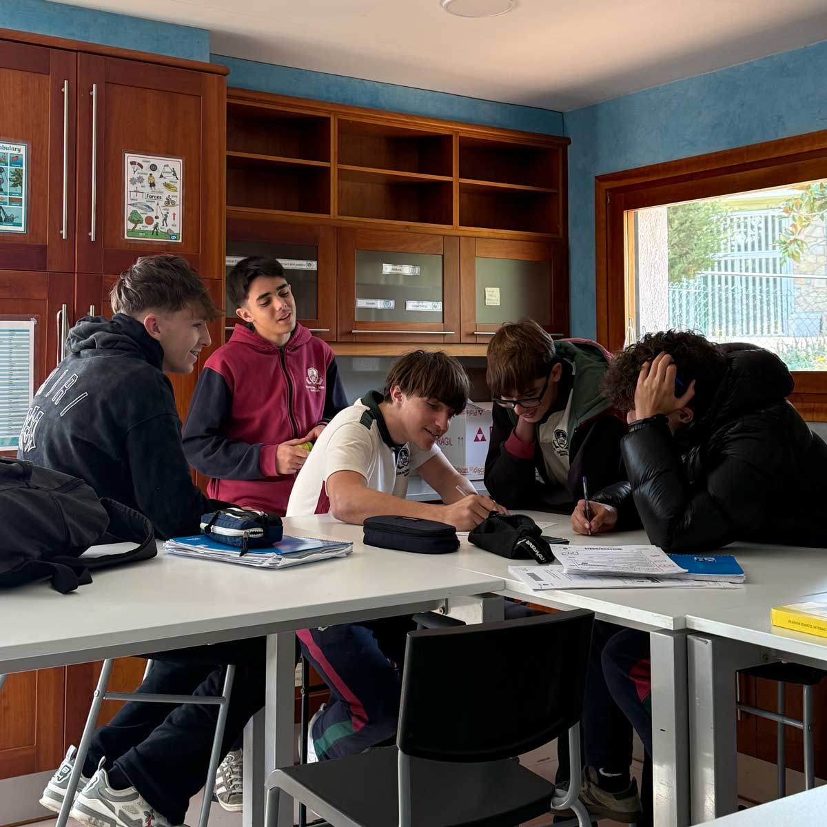 Secondary Pupils in Class